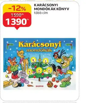 Auchan KARÁCSONYI MONDKÁK KÖNYV ajánlat
