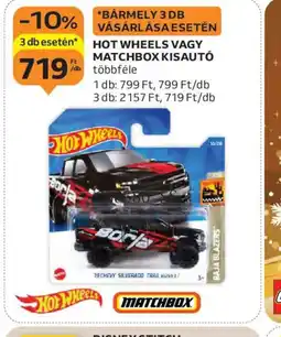 Auchan HOT WHEELS VAGY MATCHBOX KISAUT ajánlat