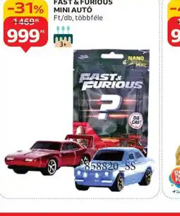 Auchan FAST & FURIOUS MINI AUT ajánlat