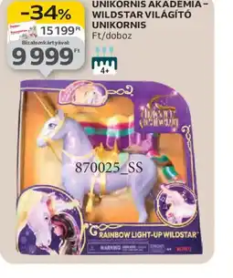 Auchan UNIKORNIS AKADÉMIAWILDSTAR VILÁGÍT UNIKORNIS ajánlat