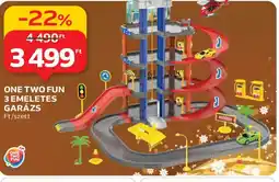 Auchan ONE TWO FUN 3 EMELETES GARÁZS ajánlat