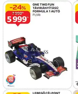 Auchan ONE TWO FUN TÁVIRÁNYÍTÁSÚ FORMULA 1 AUT ajánlat