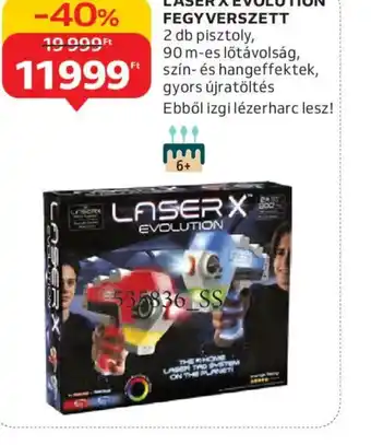 Auchan LASER X EVOLUTION FEGYVERZETT ajánlat