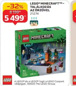 Auchan LEGO® MINECRAFT™ – TALÁLKOZÁS AZ ŐRZŐVEL ajánlat