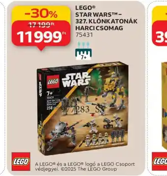 Auchan LEGO® STAR WARS™327. KLNKATONÁK HARCI CSOMAG ajánlat