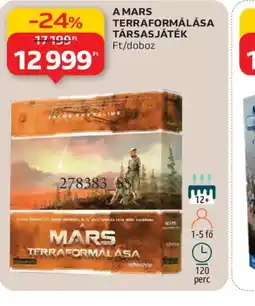 Auchan A MARS TERRAFORMÁLÁSA TÁRSASJÁTÉK ajánlat