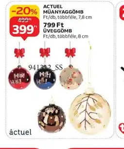 Auchan ACTUEL MŰANYAGGÖMB és ÜVEGGÖMB ajánlat