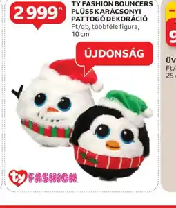 Auchan TY FASHION BOUNCERS PLÜSS KARÁCSONYI PATTOG DEKORÁCI ajánlat