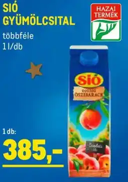 Metro Sió gyümölcsital ajánlat