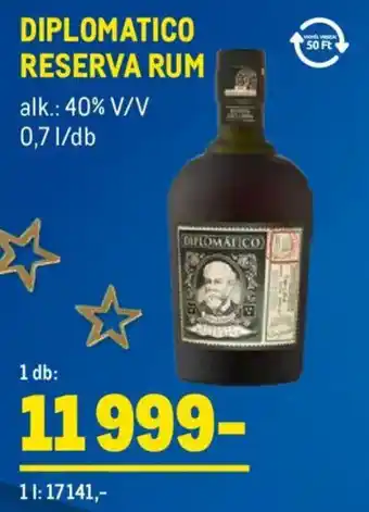 Diplomatico reserva rum