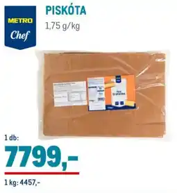 Metro Metro Chef piskóta ajánlat