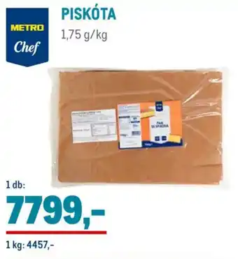 Metro Metro Chef piskóta ajánlat