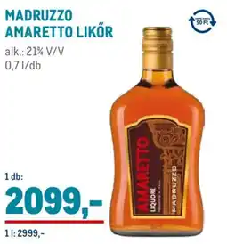 Metro Madruzzo Amaretto likőr ajánlat