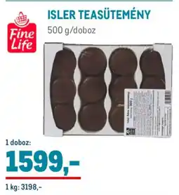 Metro Fine Life Isler teasütemény ajánlat