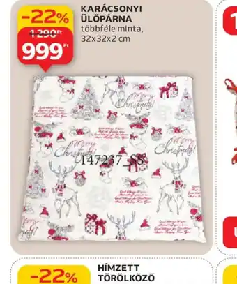 Auchan KARÁCSONYI ÜLŐPÁRNA ajánlat