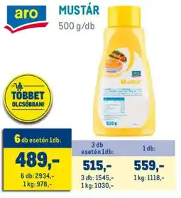 Metro Aro mustár ajánlat