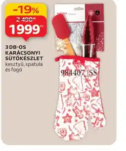 Auchan 3 DB-OS KARÁCSONYI SÜTŐKÉSZLET ajánlat