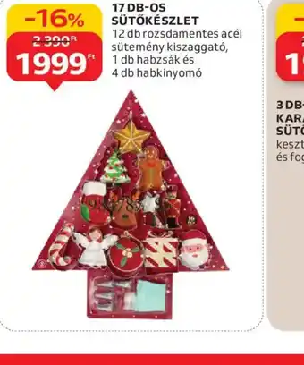 Auchan 17 DB-OS SÜTŐKÉSZLET ajánlat