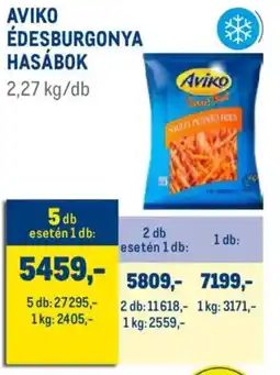 Metro Aviko édesburgonya hasábok ajánlat