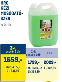 Metro HRC Kézi mosogatószer ajánlat