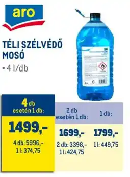 Metro Aro Téli szélvédő mosó ajánlat