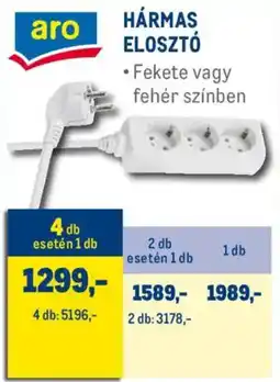 Metro Aro Hármas elosztó ajánlat