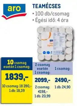 Metro Aro teamécses ajánlat