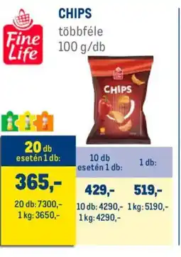 Metro Fine Life Chips ajánlat