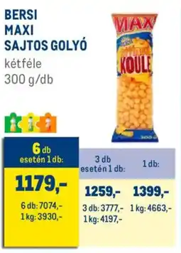 Metro Bersi Maxi Sajtos golyó ajánlat