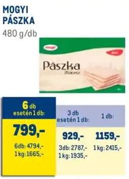 Metro Mogyi Pászka ajánlat