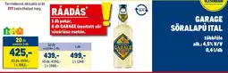 Metro Garage Söralapú ital ajánlat