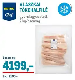 Metro Metro Chef Alaszkai tőkehalfilé ajánlat