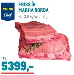 Metro Metro Chef Friss ír marha borda ajánlat