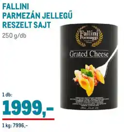 Metro Fallini Parmezán jellegű reszelt sajt ajánlat