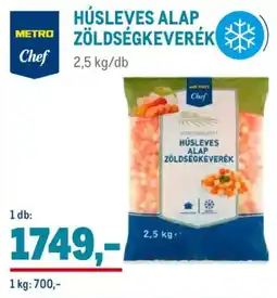 Metro Metro Chef Húsleves alap zöldségkeverék ajánlat