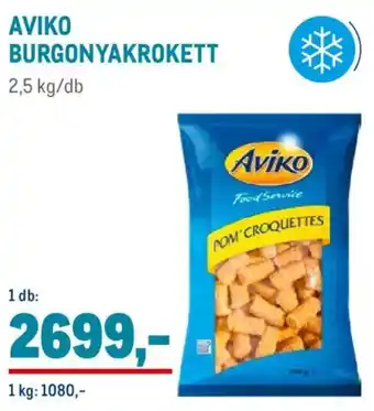 Metro Aviko burgonyakrokett ajánlat