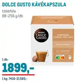 Metro Dolce Gusto kávékapszula ajánlat