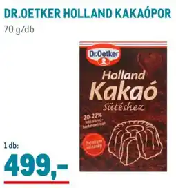 Metro Dr. Oetker Holland kakaópor ajánlat