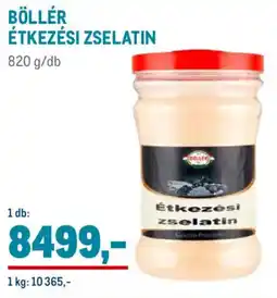 Metro Böllér étkezési zselatin ajánlat