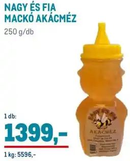 Metro Nagy és fia mackó akácméz ajánlat