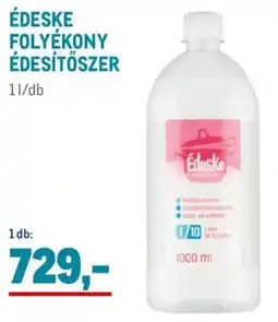 Metro Édeske folyékony édesítőszer ajánlat