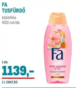 Metro Fa tusfürdő ajánlat