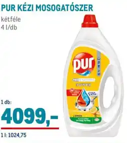 Metro Pur kézi mosogatószer ajánlat