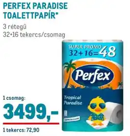 Metro Perfex Paradise toalettpapír ajánlat