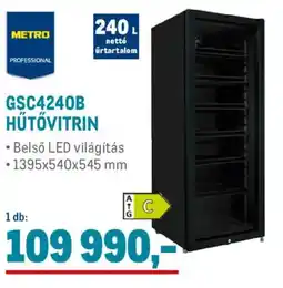 Metro Metro Professional GSC4240B hűtővitrin ajánlat