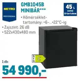 Metro Metro Professional GMB1045B minibár ajánlat