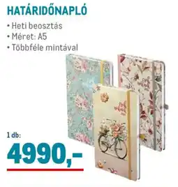 Metro Határidőnapló ajánlat