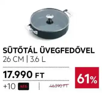 Metro Sütőtál üvegfedővel 26 cm ajánlat