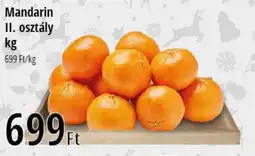 Real Mandarin II. osztály ajánlat