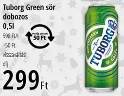 Real Tuborg Green sör ajánlat